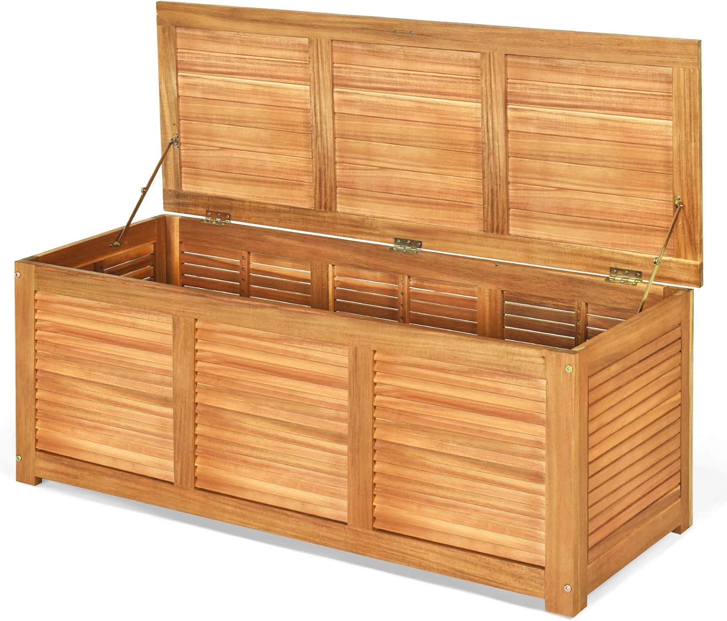 Garden Storage Box - Banc de rangement en bois d'acacia