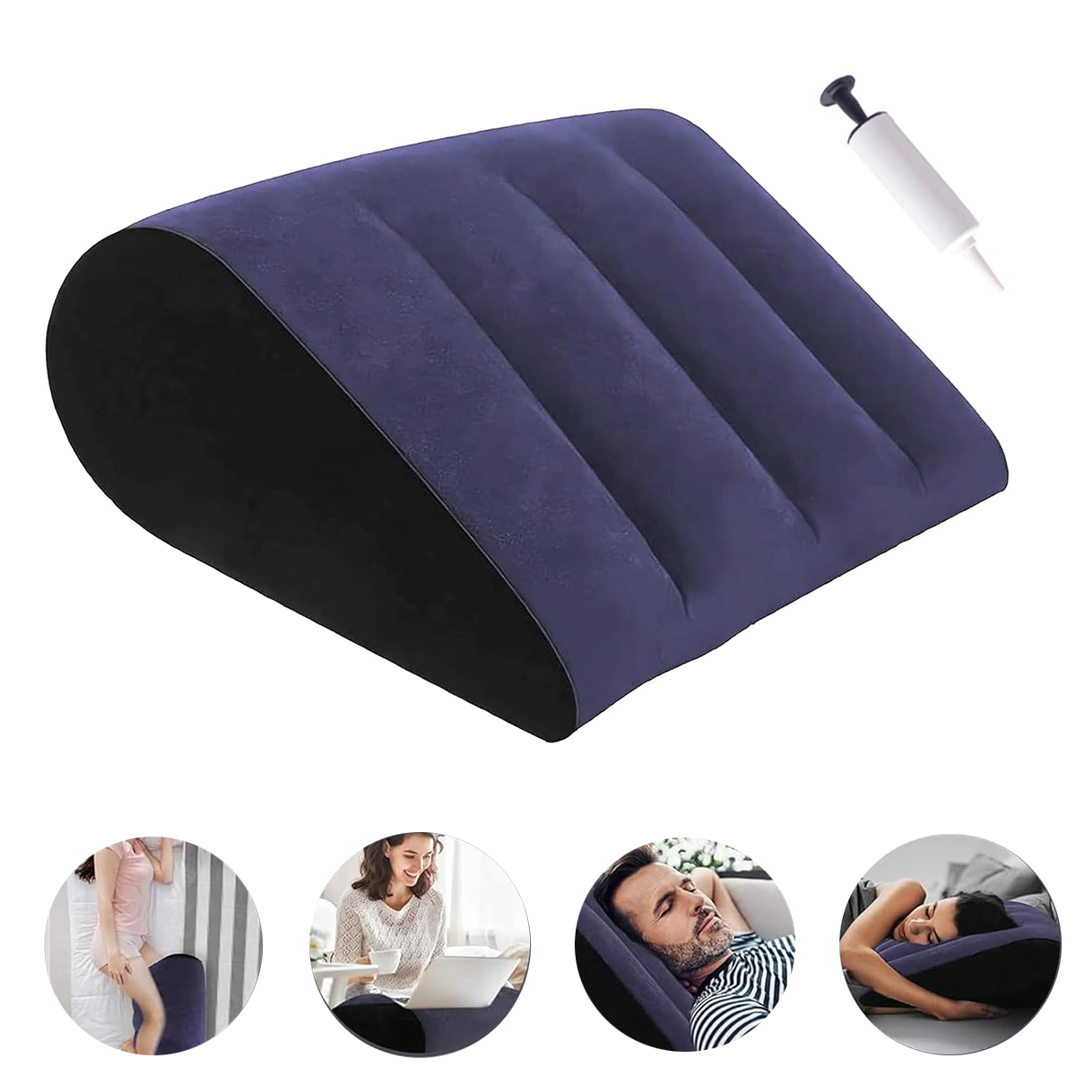Outdoor Furniture Cushion - Coussin gonflable ergonomique violet pour le