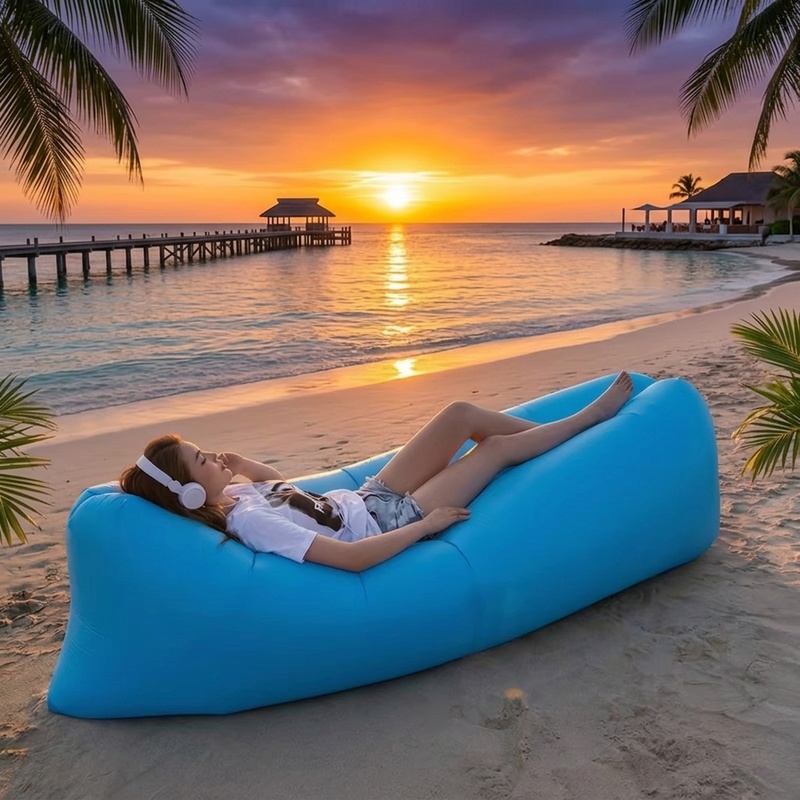 Outdoor Furniture Nearby - Canapé gonflable portable, fauteuil de relaxation