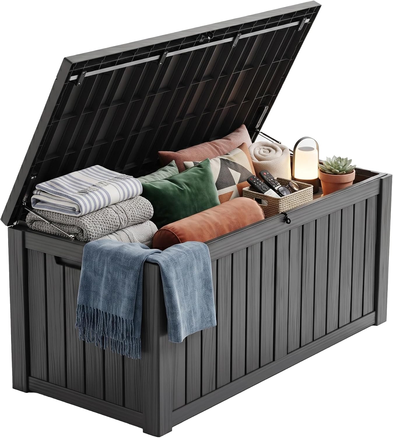 Garden Storage Box - Boîte de rangement en résine verrouillable