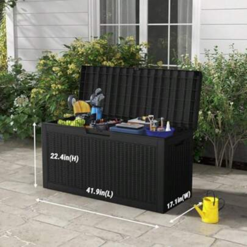 Garden Storage Box - Boîte de rangement extérieure, coffre de