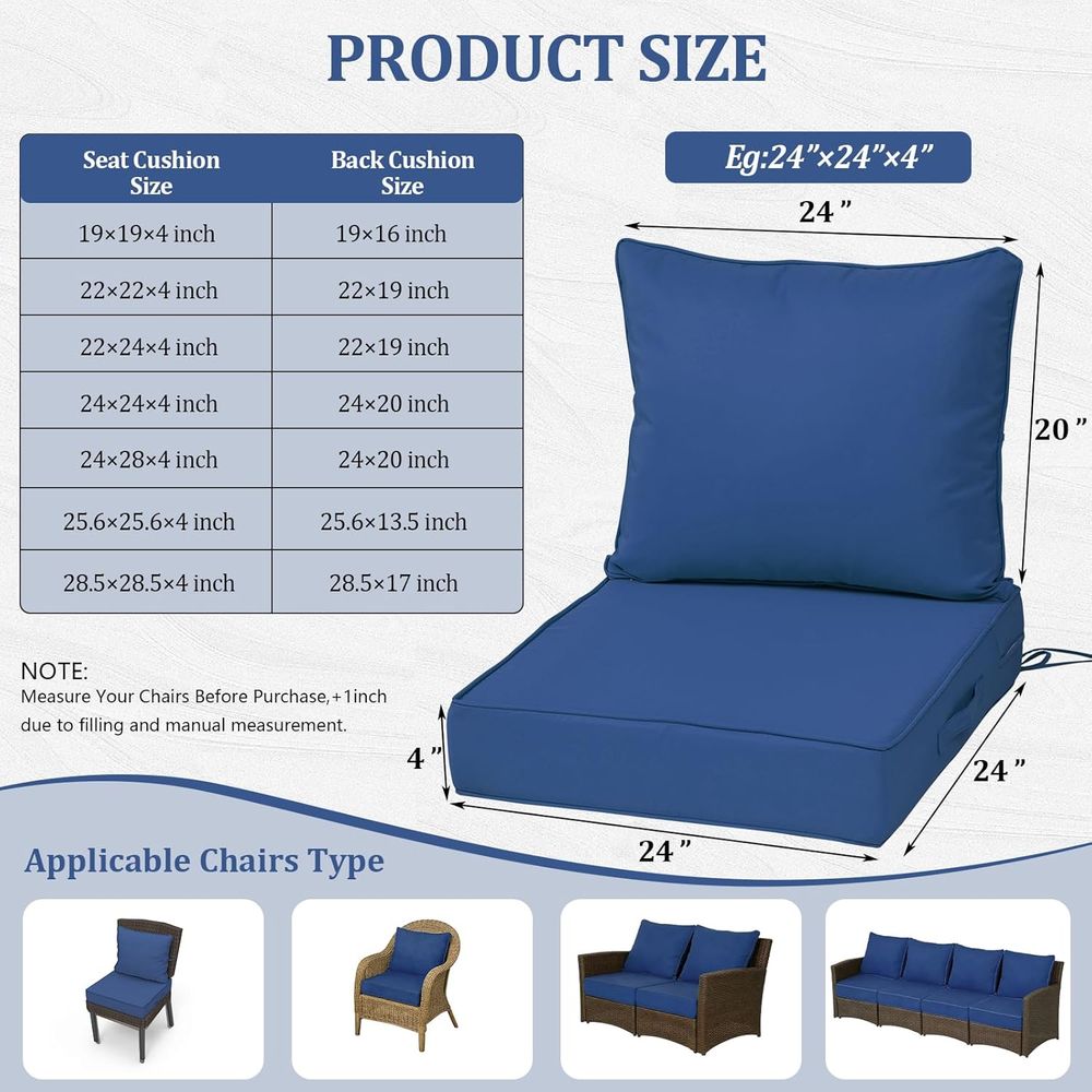 Coussins de siège profonds d'e - Outdoor Furniture Cushion avis et prix