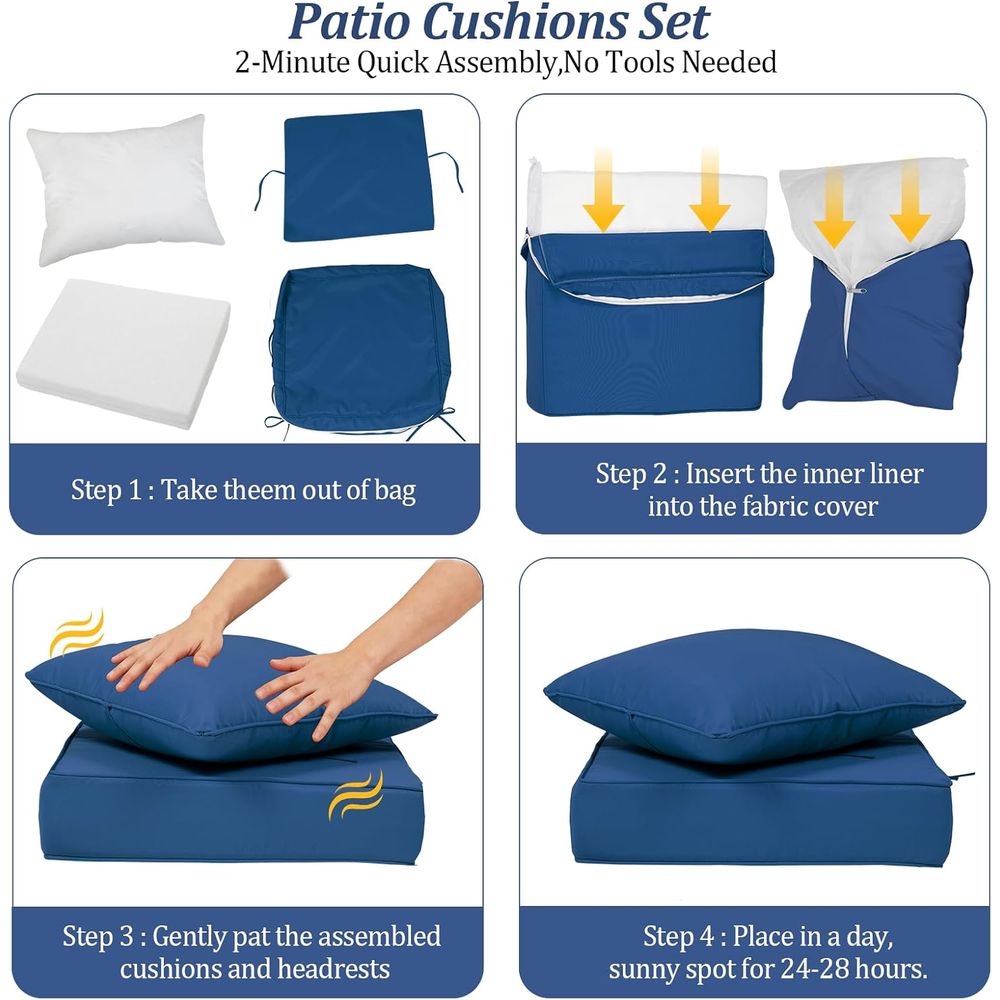 Coussins de siège profonds d'e - Outdoor Furniture Cushion avis et prix