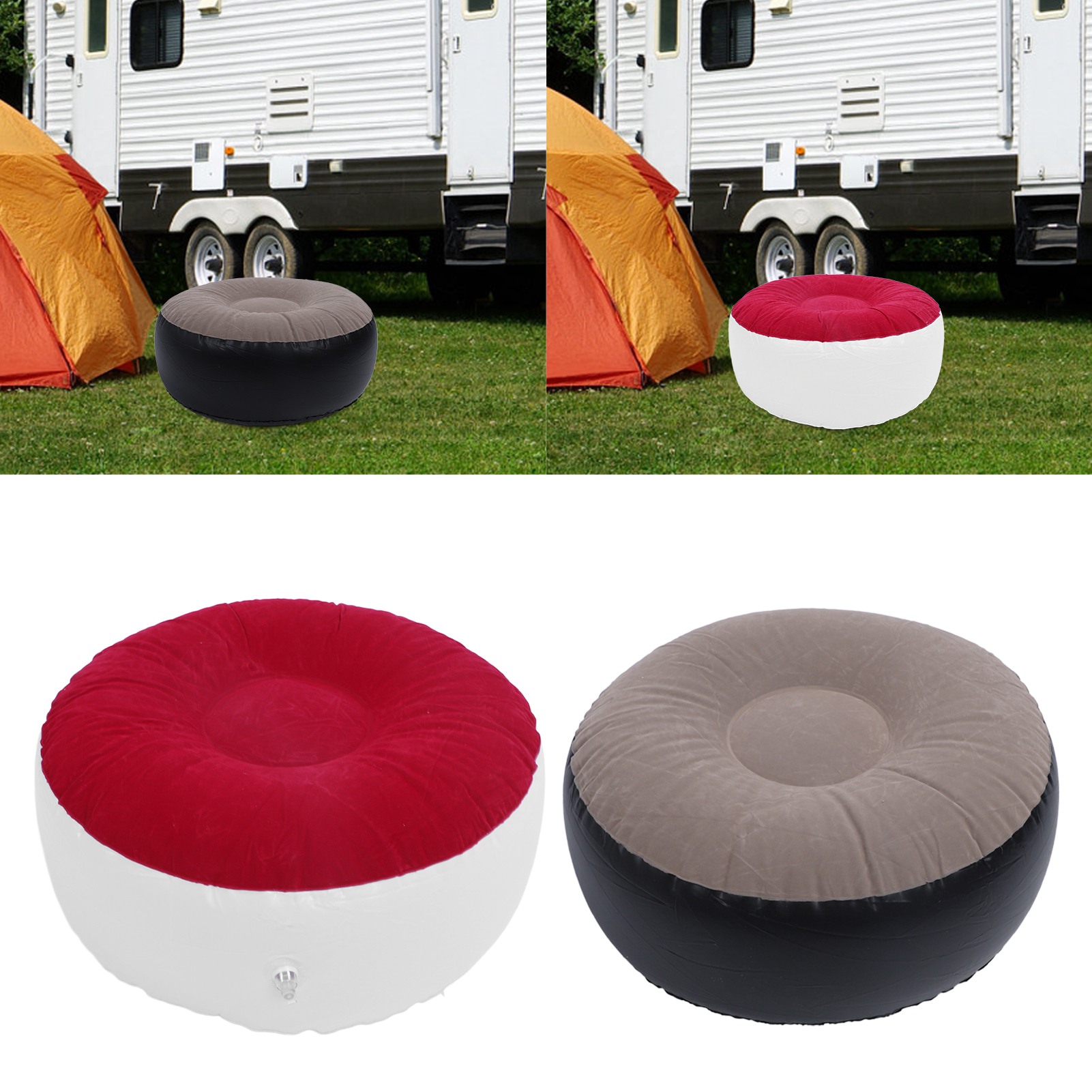 Tabouret gonflable floqué mult - Outdoor Furniture Designer avis et prix