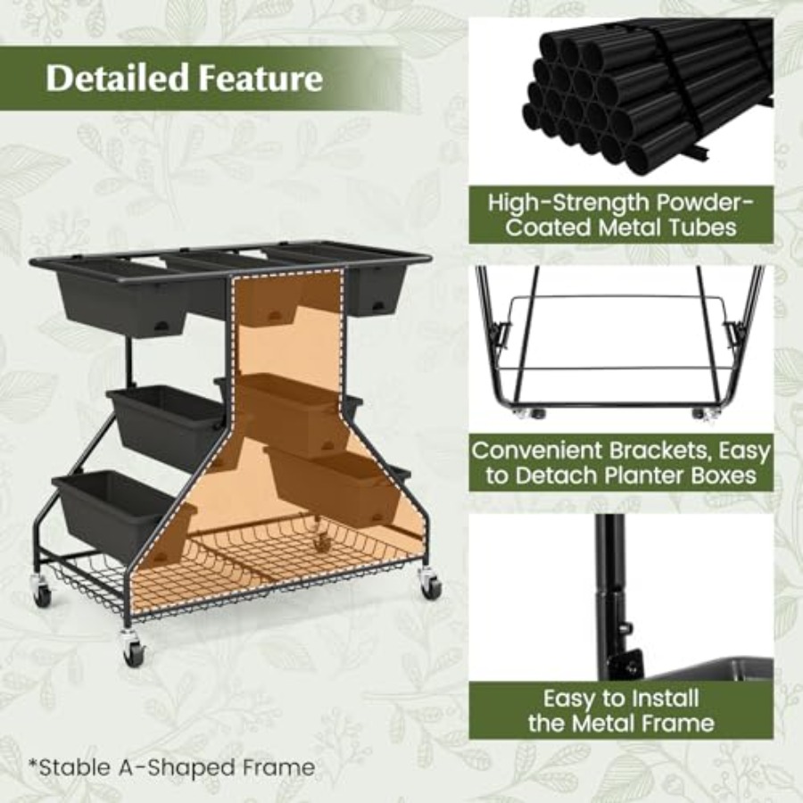 Bac à jardin surélevé pour la  - Garden Storage Box avis et prix