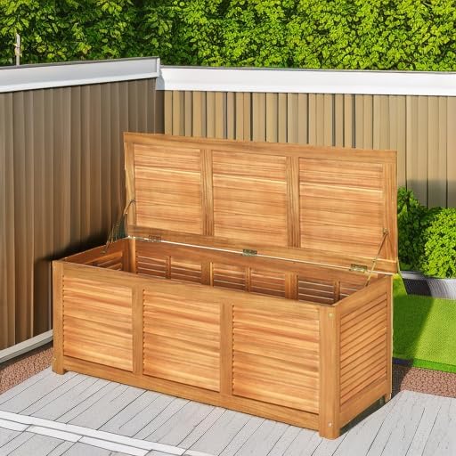 Banc de rangement en bois d'ac - Garden Storage Box avis et prix