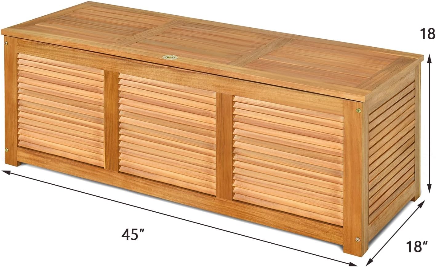 Banc de rangement en bois d'ac - Garden Storage Box avis et prix