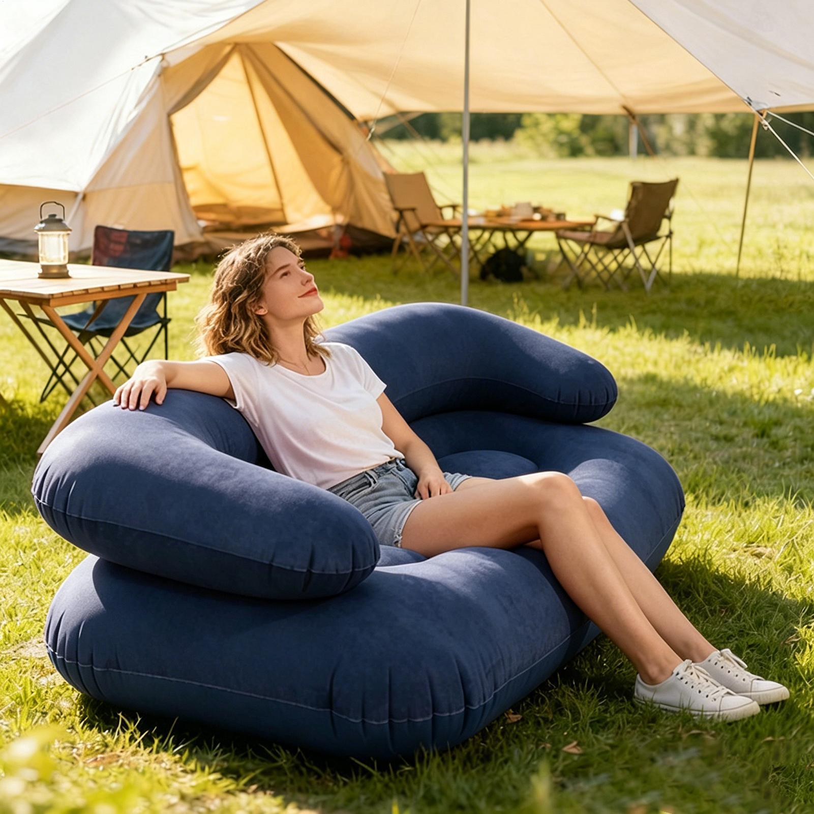 Canapé gonflable double deux p - Outdoor Furniture Nearby avis et prix