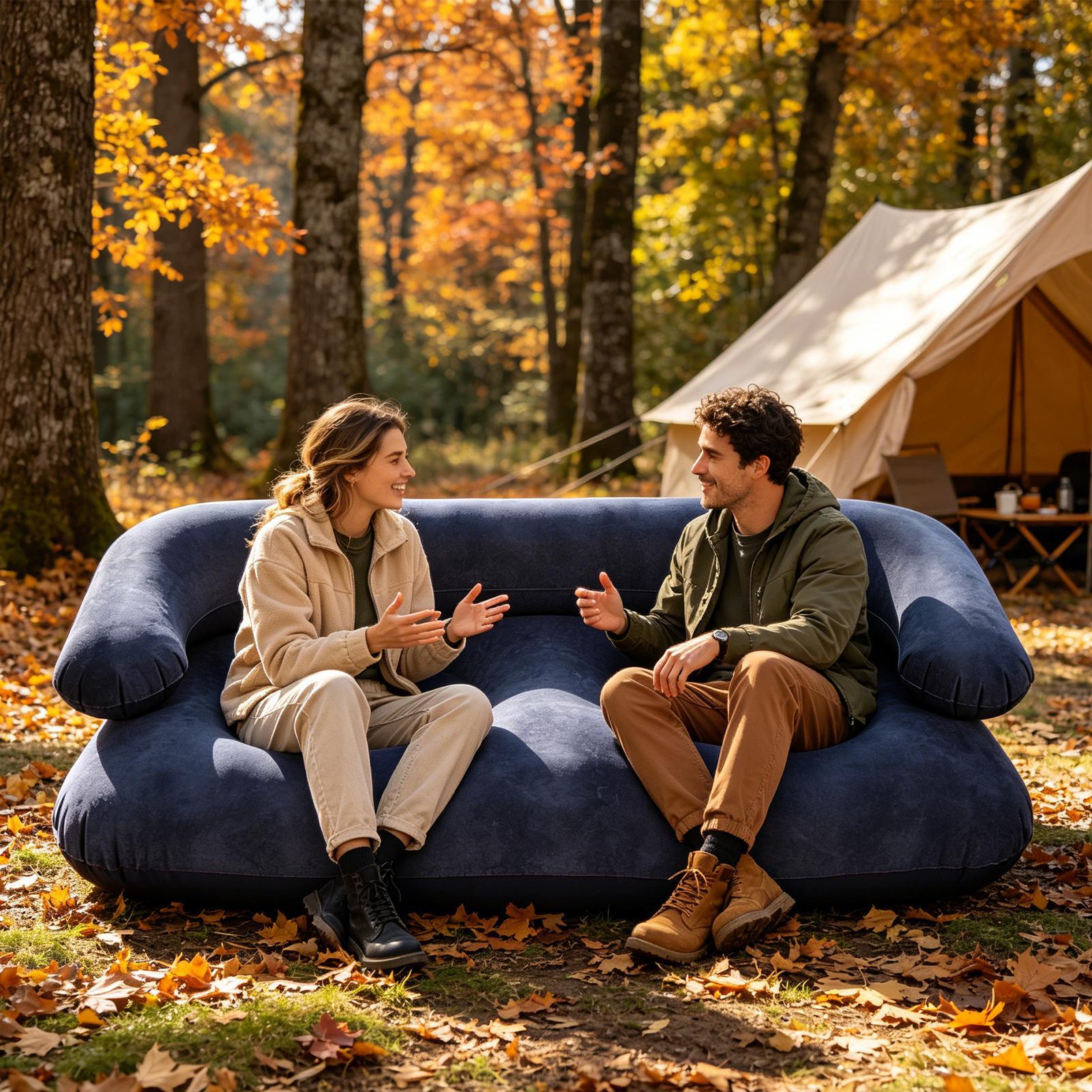 Canapé gonflable double deux p - Outdoor Furniture Nearby avis et prix