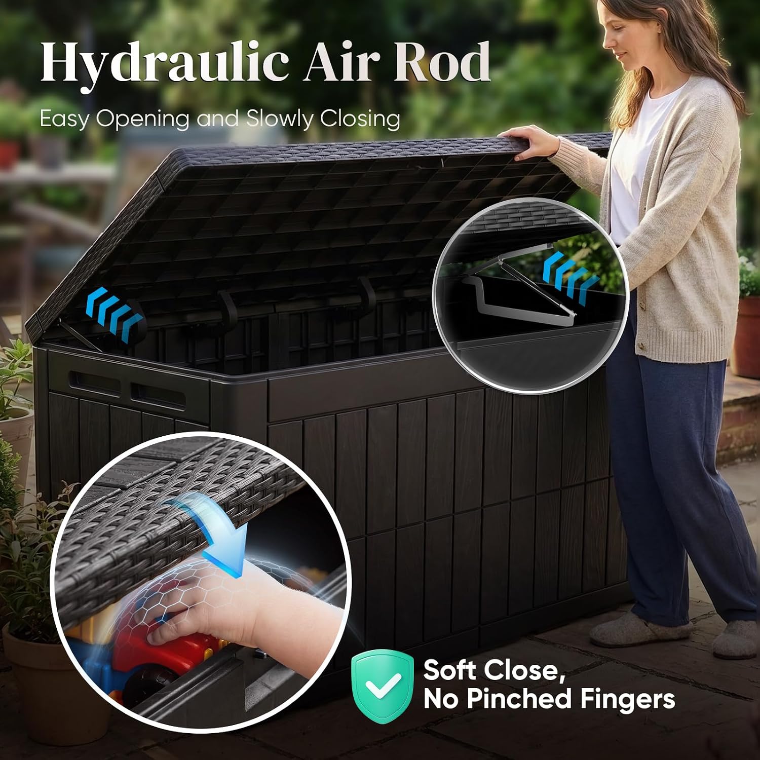 Bac de rangement extérieur gra - Garden Storage Box avis et prix