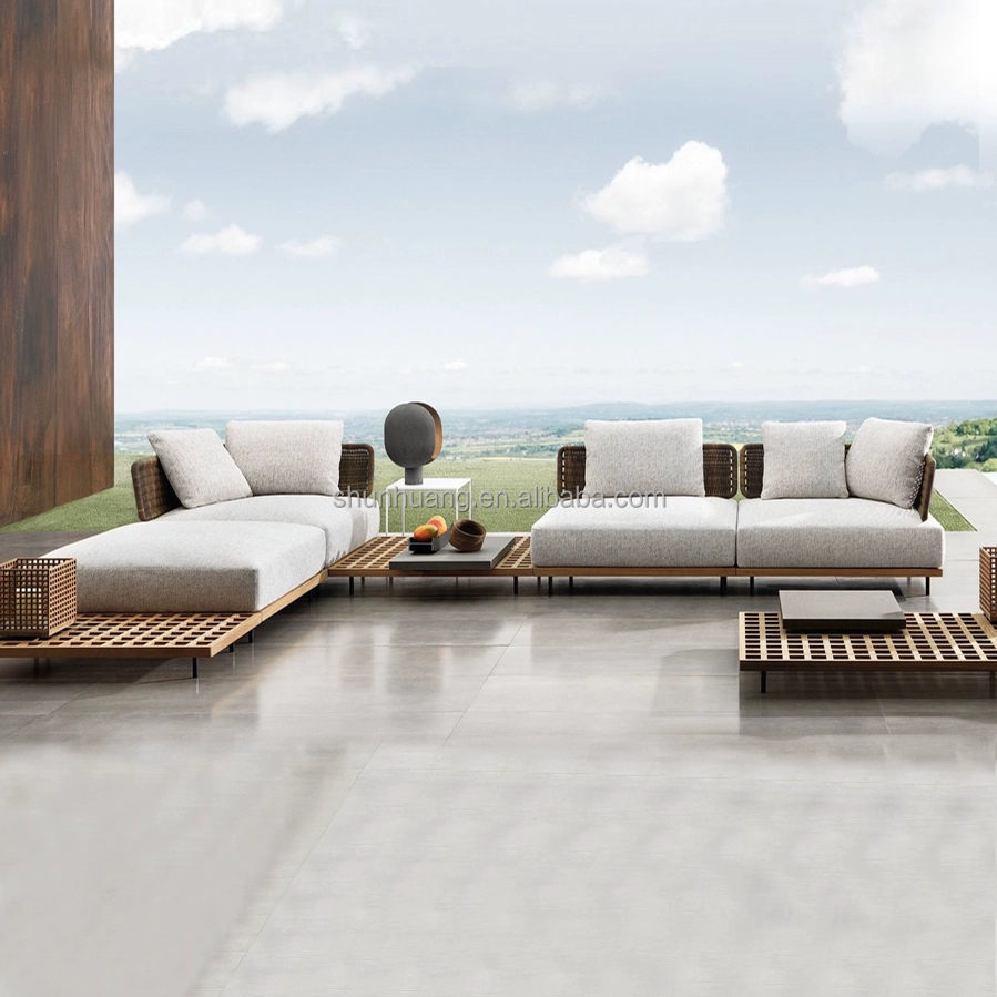 Ensemble de canapés de jardin  - Outdoor Furniture Teak avis et prix