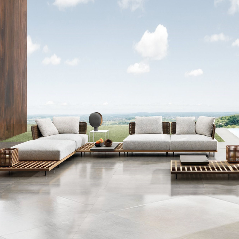 Canapé d'extérieur en teck imp - Outdoor Furniture Teak avis et prix