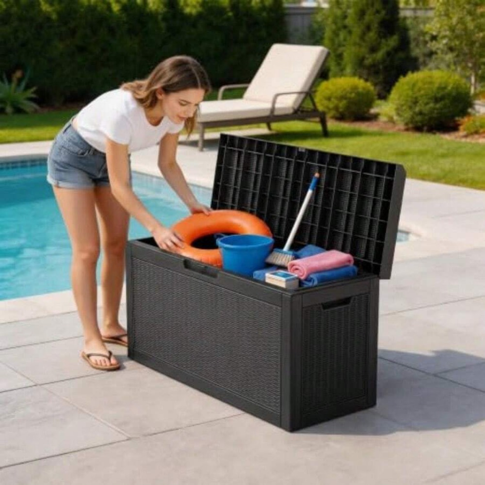 Boîte de rangement extérieure, - Garden Storage Box avis et prix