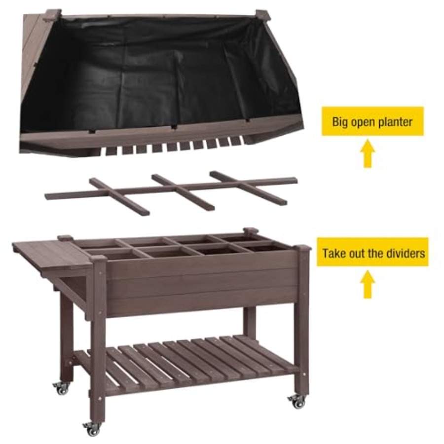 Berceau de jardin sur roulette - Garden Storage Box avis et prix