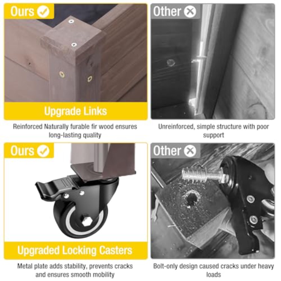 Berceau de jardin sur roulette - Garden Storage Box avis et prix
