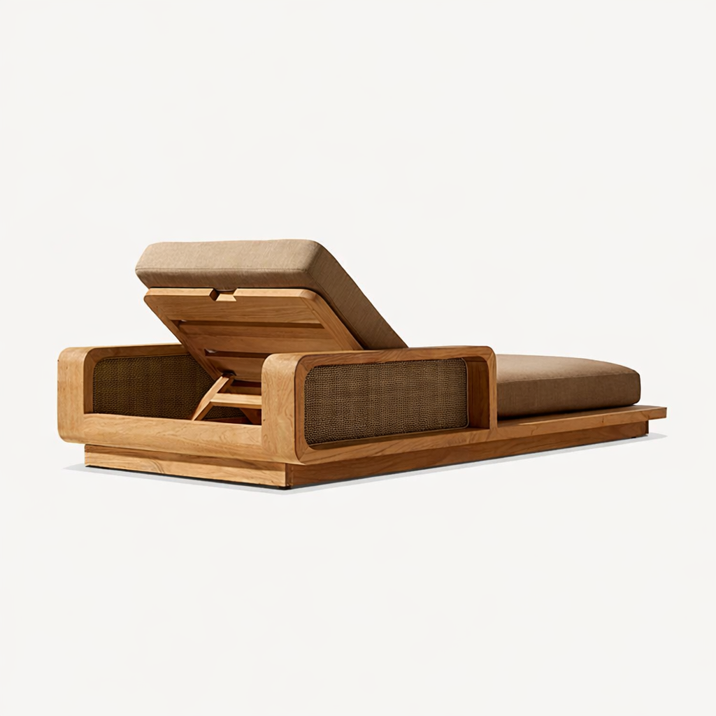 Chaise longue d'extérieur conf - Outdoor Furniture Teak avis et prix