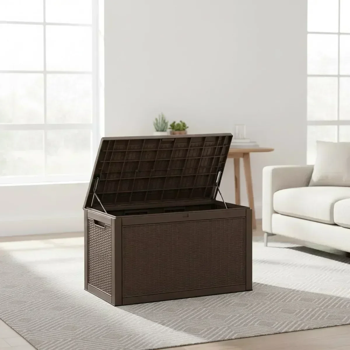 Grand banc de rangement extéri - Outdoor Furniture Cushion avis et prix