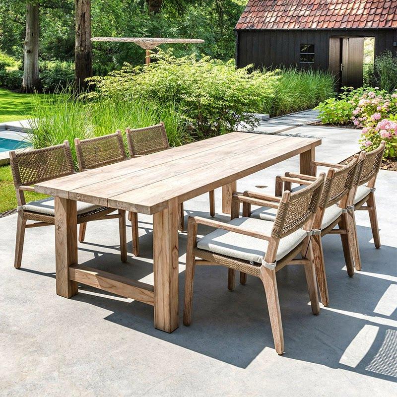 Tables et chaises d'extérieur  - Outdoor Furniture Teak avis et prix
